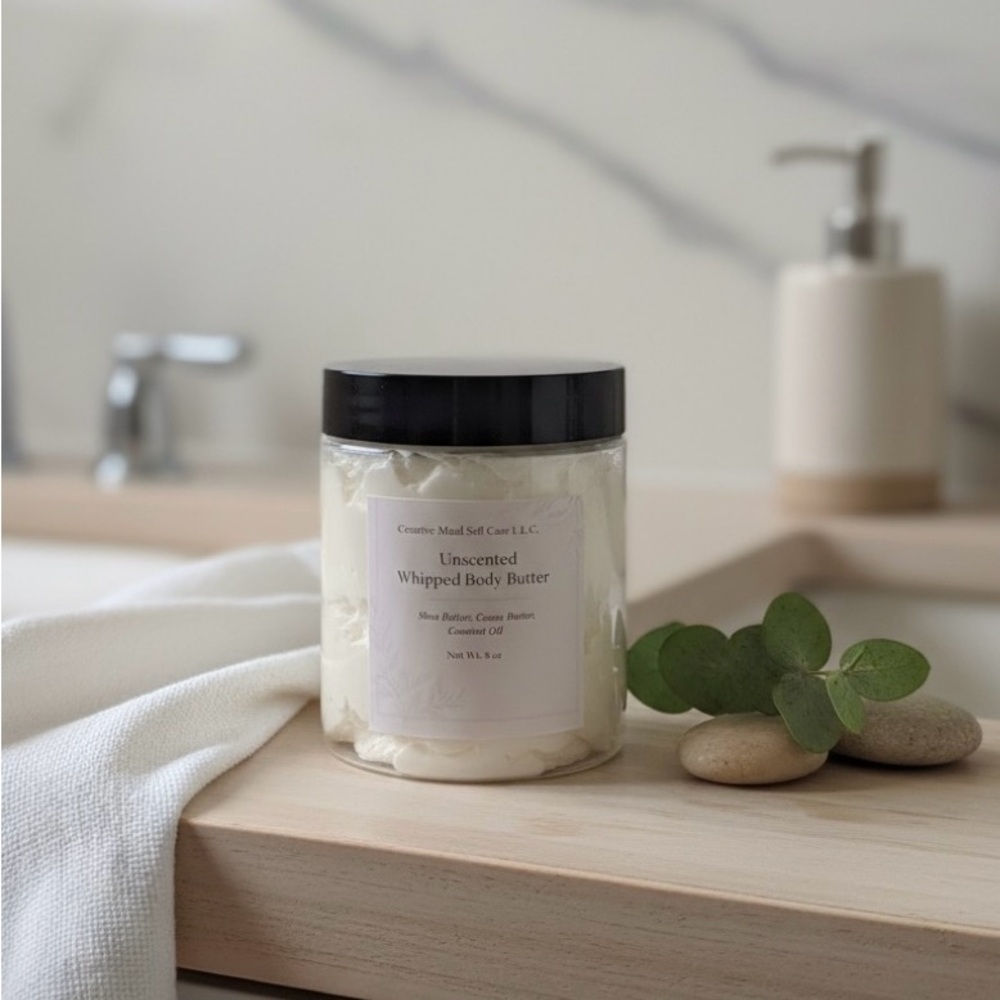 Handcrafted Unscented Whipped Body Butter
